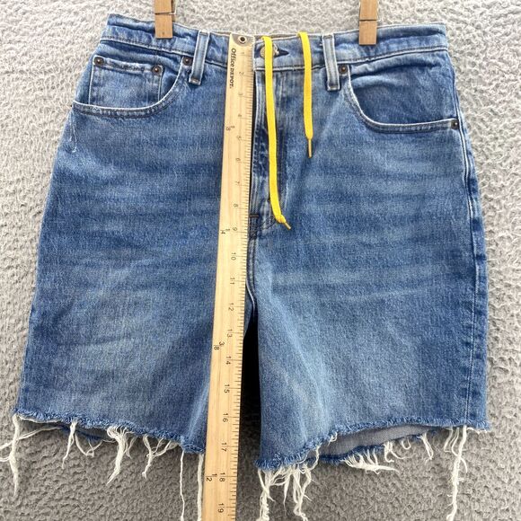 Abercrombie & Fitch Shorts Women's 28 x 5* Curve Love Cut Off  Jorts 90's Skater - Picture 5 of 13